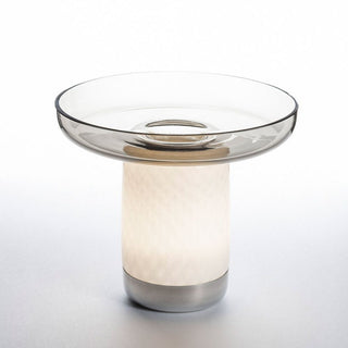 Artemide Bontà LED portable table lamp with plate diam. 26 cm. Artemide Bontà Grey - Buy now on ShopDecor - Discover the best products by ARTEMIDE design