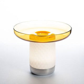 Artemide Bontà LED portable table lamp with plate diam. 26 cm. Artemide Bontà Topaz - Buy now on ShopDecor - Discover the best products by ARTEMIDE design