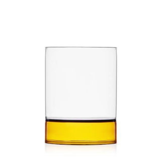 Ichendorf Bamboo Groove tumbler amber - clear by Anna Perugini - Buy now on ShopDecor - Discover the best products by ICHENDORF design