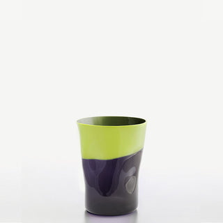 Nason Moretti Dandy water glass pea green and violet periwinkle - Buy now on ShopDecor - Discover the best products by NASON MORETTI design