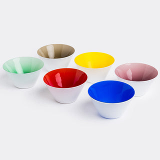 Nason Moretti Lidia set 6 bowls different colors - Buy now on ShopDecor - Discover the best products by NASON MORETTI design