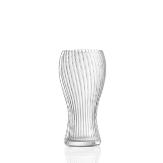 Nason Moretti Marilyn beer glass in Murano glass striped - Buy now on ShopDecor - Discover the best products by NASON MORETTI design