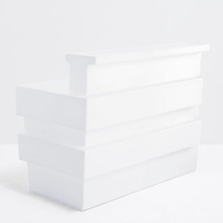 Pedrali Tetris linear bar counter white - Buy now on ShopDecor - Discover the best products by PEDRALI design