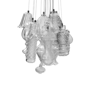 Karman Ceraunavolta suspension lamp composition 12 elements glass - Buy now on ShopDecor - Discover the best products by KARMAN design