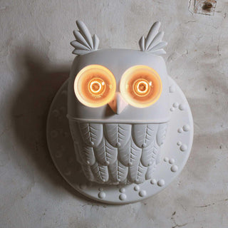 Karman Ti Vedo wall lamp in the shape of an owl with bright eyes - Buy now on ShopDecor - Discover the best products by KARMAN design