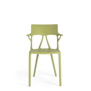 Kartell A.I. chair for indoor/outdoor use Kartell Green VE - Buy now on ShopDecor - Discover the best products by KARTELL design
