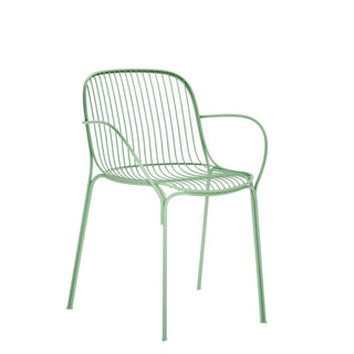 Kartell Hiray small armchair for outdoor use Kartell Green VE - Buy now on ShopDecor - Discover the best products by KARTELL design