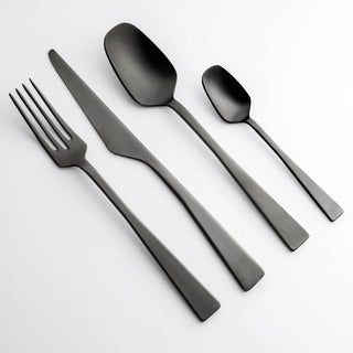 KnIndustrie Zest Set 24 cutlery pvd black - Buy now on ShopDecor - Discover the best products by KNINDUSTRIE design