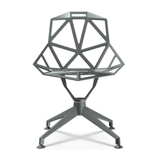 Magis Chair One 4 Star swivel chair Magis Grey/Green 5256 - Buy now on ShopDecor - Discover the best products by MAGIS design