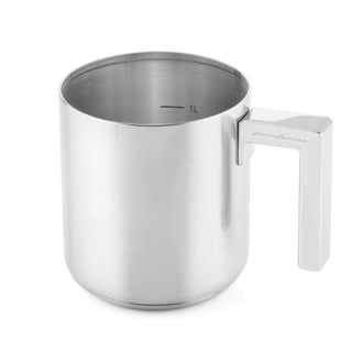 Mepra Stile by Pininfarina milk boiler diam. 12 cm. stainless steel - Buy now on ShopDecor - Discover the best products by MEPRA design
