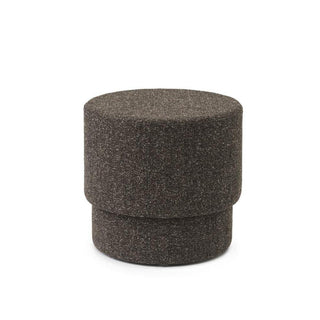 Normann Copenhagen Silo Small upholstery pouf in fabric diam. 50 cm. Normann Copenhagen Silo Coffee Grounds/Bolgheri 4 - Buy now on ShopDecor - Discover the best products by NORMANN COPENHAGEN design
