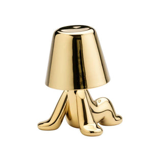 Qeeboo Golden Brothers Bob portable LED table lamp - Buy now on ShopDecor - Discover the best products by QEEBOO design