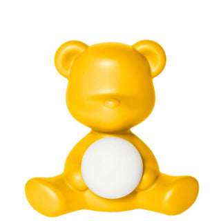 Qeeboo Teddy Girl LED table lamp in polyethylene Qeeboo Yellow - Buy now on ShopDecor - Discover the best products by QEEBOO design