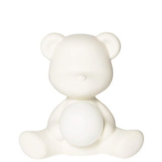 Qeeboo Teddy Girl LED table lamp in polyethylene White - Buy now on ShopDecor - Discover the best products by QEEBOO design