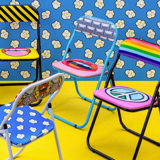 Seletti Blow Flash folding chair with flash decor - Buy now on ShopDecor - Discover the best products by SELETTI design