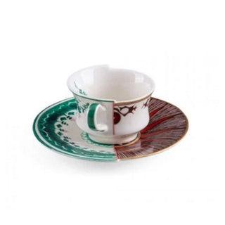 Seletti Hybrid 2.0 porcelain coffee cup Chuchuito with saucer - Buy now on ShopDecor - Discover the best products by SELETTI design