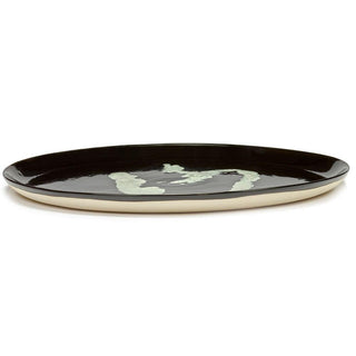 Serax Feast serving plate diam. 35 cm. black - pepper white - Buy now on ShopDecor - Discover the best products by SERAX design