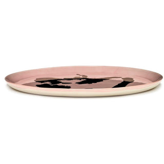 Serax Feast serving plate diam. 35 cm. delicious pink - pepper gold - Buy now on ShopDecor - Discover the best products by SERAX design