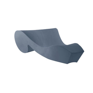 Slide Rococo' Chaise Longue Polyethylene by Gianni Arnaudo Slide Powder blue FL - Buy now on ShopDecor - Discover the best products by SLIDE design