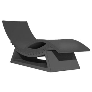 Slide Tic Tac Chaise longue Polyethylene by Marco Acerbis Slide Elephant grey FG - Buy now on ShopDecor - Discover the best products by SLIDE design
