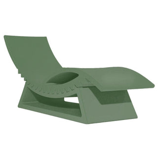 Slide Tic Tac Chaise longue Polyethylene by Marco Acerbis Slide Mauve green FV - Buy now on ShopDecor - Discover the best products by SLIDE design